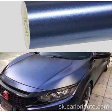 saténový kovový midnight Blue Wrap Vinyl